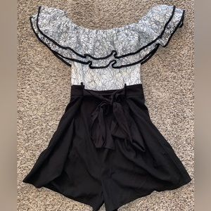 NWT Lace Top Romper